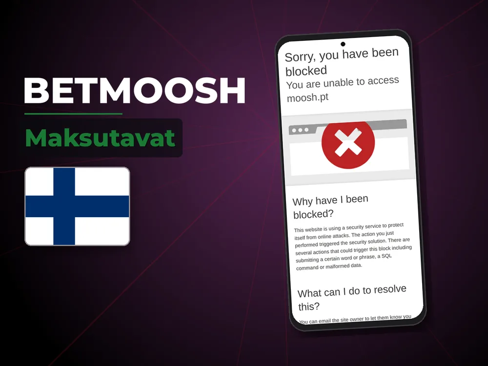 Betmoosh - Maksutavat